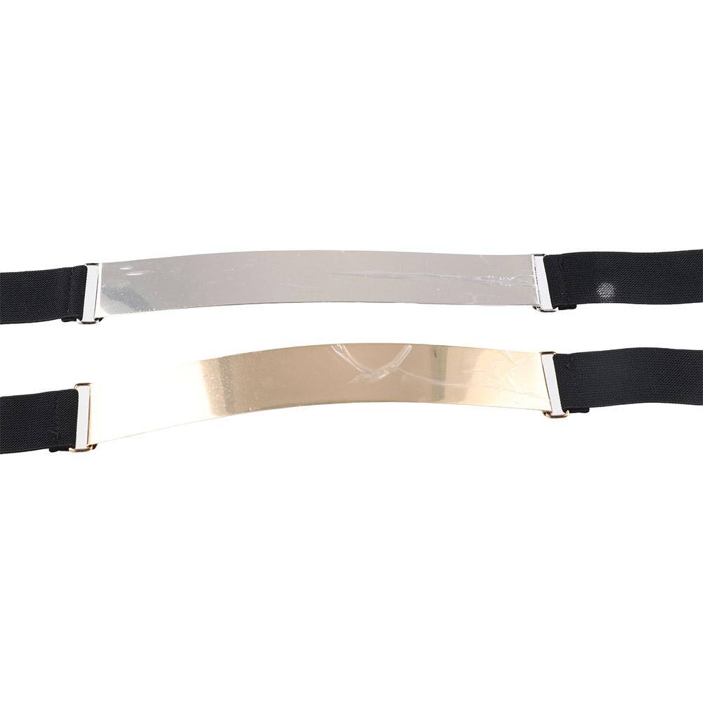 Adjustable Waistband Metal Elastic Belt Waist Corset Belts Elastic Cummerbunds Women Waist Belt