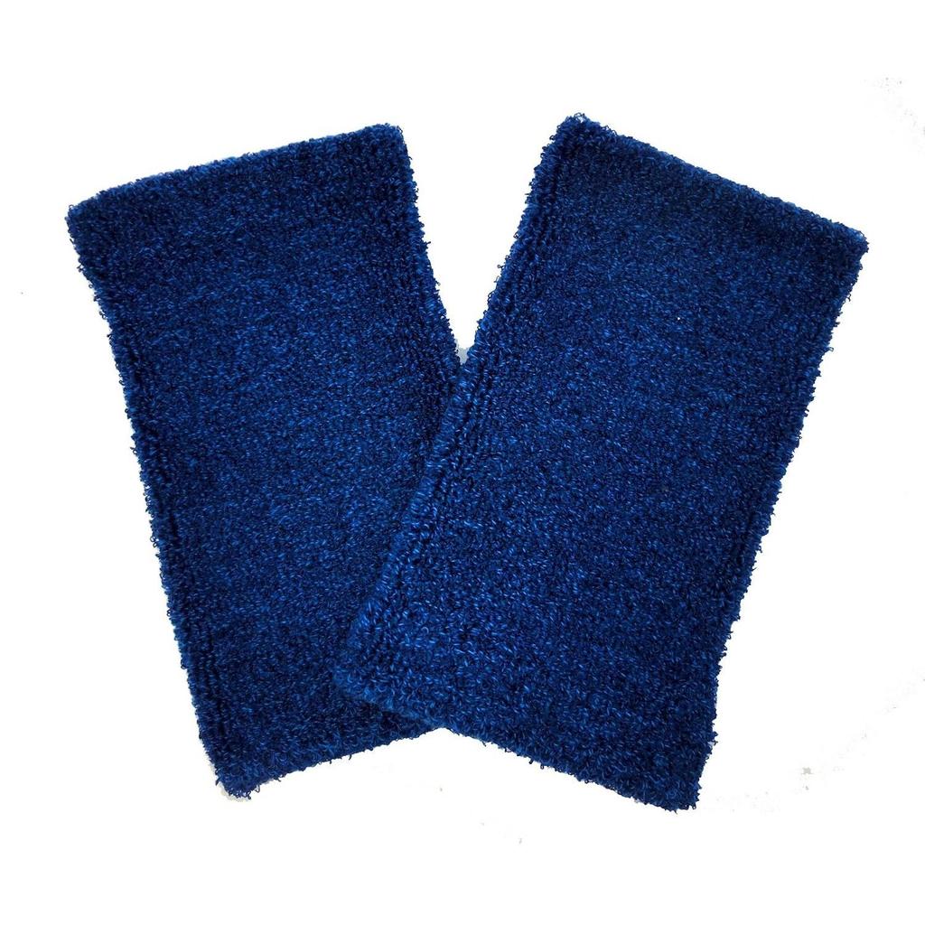 Japanese-made specialist band antibacterial deodorant moisture-wicking quick-drying unisex boucle wristband 1 pair (2 pieces) Muji single knit 12cm