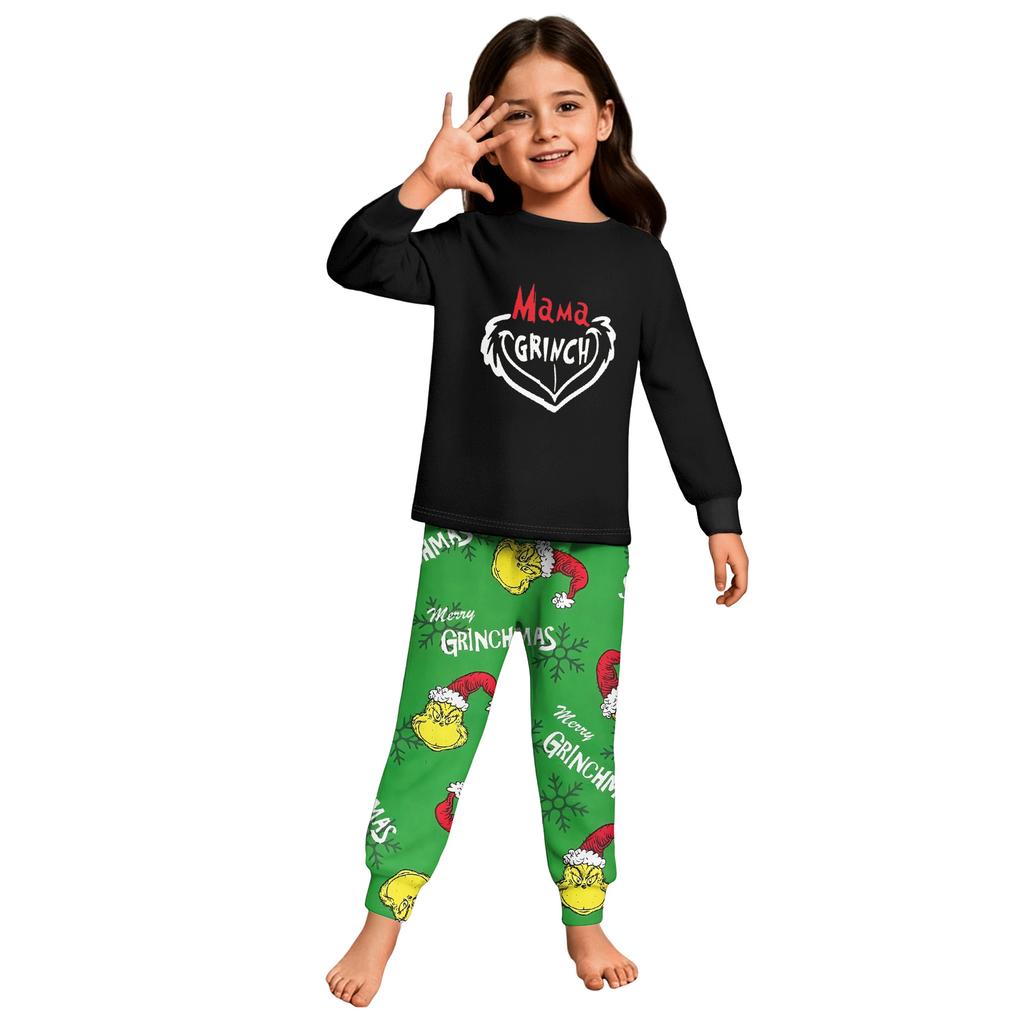 Children's  Boys And Girls Thin Two-piece  Long-sleeved Pants Two-piece
