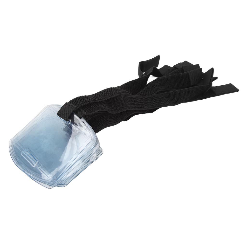 10 шт. держатель для бейджа на руку, регулируемый водонепроницаемый ПВХ-держатель для удостоверения личности на липучке для офисного автобуса