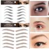Женские Мужские Наклейки для бровей 6D Наклейки-татуировки для бровей Симуляция Брови Водные переводные наклейки
