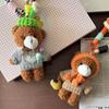 Веревка для мобильного телефона с медведем, Подвеска в виде мультяшного медведя, Плюшевая игрушка-кукла, Подвеска для сумки, Милая кукла-подвеска