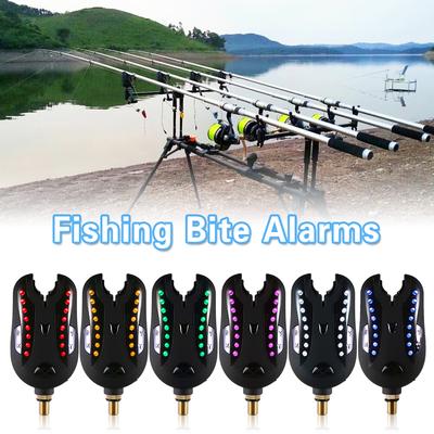 Lixada Беспроводная цифровая сигнализация для рыбалки, набор сигнализаторов поклевки, рыболовный приемник, комплект звуковых оповещений, светодиодный