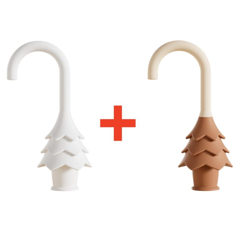 Child Safety Pine Tree Shape Door Pinch Guards No-Drill Anti-Pinch Hand Door Lock Clamp Childproof Door Stopper for Safety
