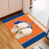 Energetic Oilers Team Spirit Floor Mat for Living Room, Game Rooms, Office, Bedroom, Office Floor Mat Playful Design, Christmas fan gifts