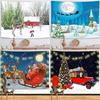 Home Decor Tapestry Christmas Wall Hanging Decoration Bedroom Living Room Wall Decor Printed Backdrop