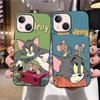 B-68 милый кот мышь черный чехол для Samsung S24 S23 S22 S21 S20 FE S10 Lite Ultra S7 S8 S9 Plus A05S A11 A12 A13 A15 A22 A24 A25 A32 A52 A71 5G