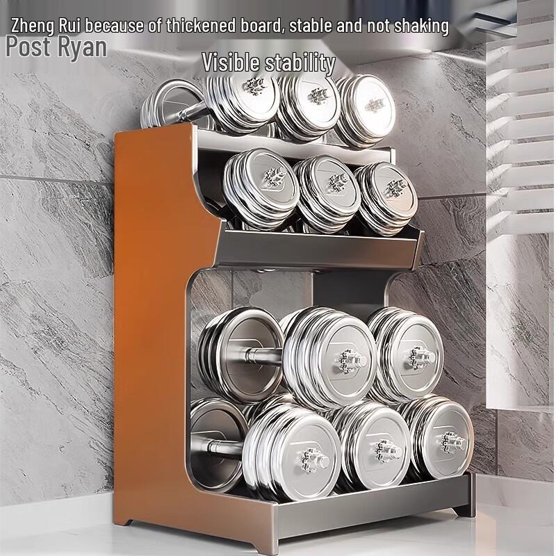3-Layer Stainless Steel Kitchen Organizer Rack