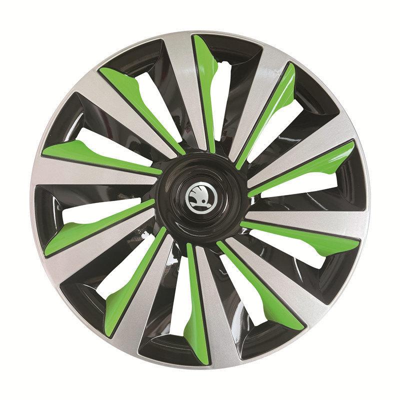 Совместимые колпаки ступицы и шин 14" для стальных дисков Volkswagen Skoda Fabia/Rapid