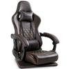 Dowinx Gaming Gaming No Back Swivel Gaming Computer Interlocking Lumbar Reclining High Brown Chair, Chair, Tires, Chair, Stylish, Chair, Armrest,
