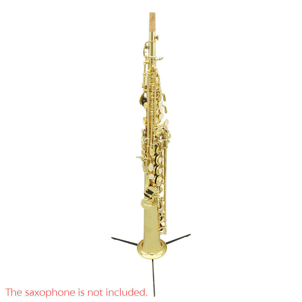 Portable Soprano Saxophone Sax Stand Folding Tripod Black