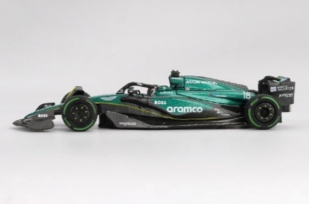 Sunrich MINI GT Aston Martin AMR24 F1 2024 Гран-при Канады Лэнс Стролл Готовая модель 1/64 №18 MGT01114-L