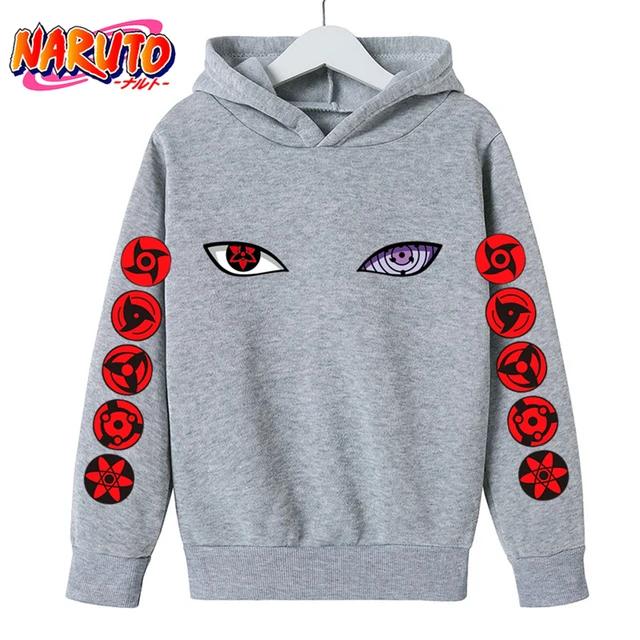 2025 MINISO Naruto Hoodie Kids Детская одежда для мальчиков Детская одежда для малышей Осенние теплые толстовки Пальто Одежда с героями мультфильмов Толстовка с капюшоном