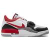 Мужские кроссовки Air Jordan Legacy 312 Low Black Toe Белые Огненно-красные Волчье-серые CD7069-160