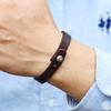 Retro Ethnic Style Handmade Genuine Leather Wristband Cowhide Bracelet Men Internet Famous Personalized Versatile Luxury Jewelry