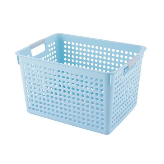 Storage Basket Versatile Hollow Design Storage Box Space-saving Sundries Organizer for Cosmetics Clothes Toy Food