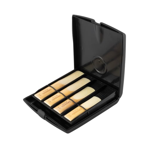 D'Addario WoodWinds Multi-Reed Storage Case RVCASE04 for Saxophone and Clarinet, Holds 8 Reeds