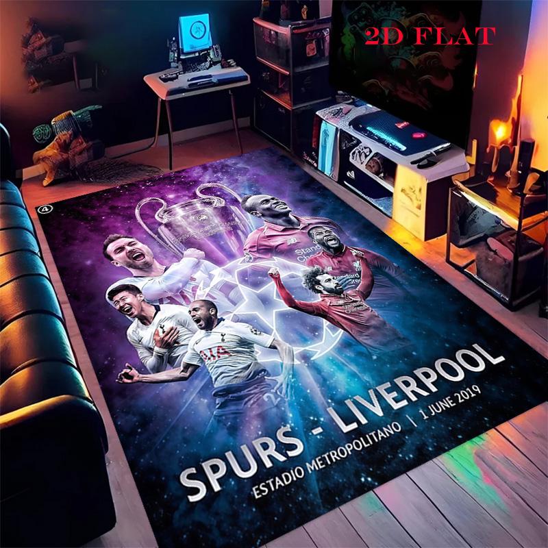 Ковер Tottenham для гостиной, спальни, дома, украшение дивана, нескользящий коврик для игр детей