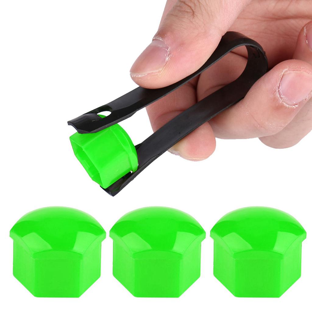 20 шт. 19 мм колпачки для автомобильных колесных гаек, авто ступица, винт, крышка, диски, внешняя защита (зеленый)