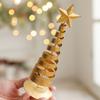 Five-pointed Star Iron Christmas Tree Gold Desktop Decoration Mini Christmas Tree  Home Decoration
