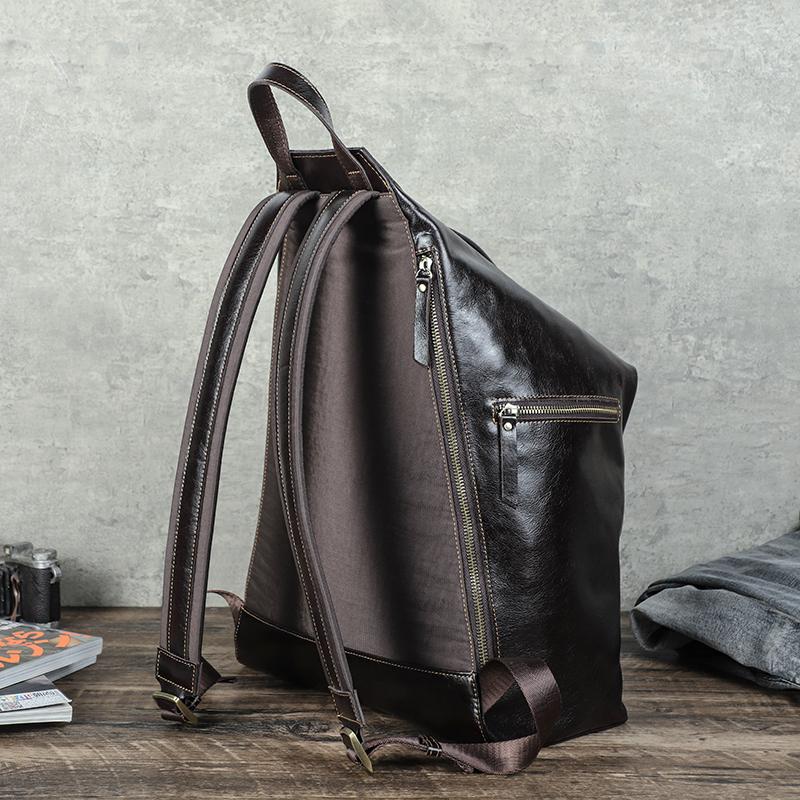 CONTACT'S из натуральной кожи, мужские рюкзаки, сумки с паролем, дизайн, школьные сумки, мужские дорожные рюкзаки для ноутбука 13,3 дюйма