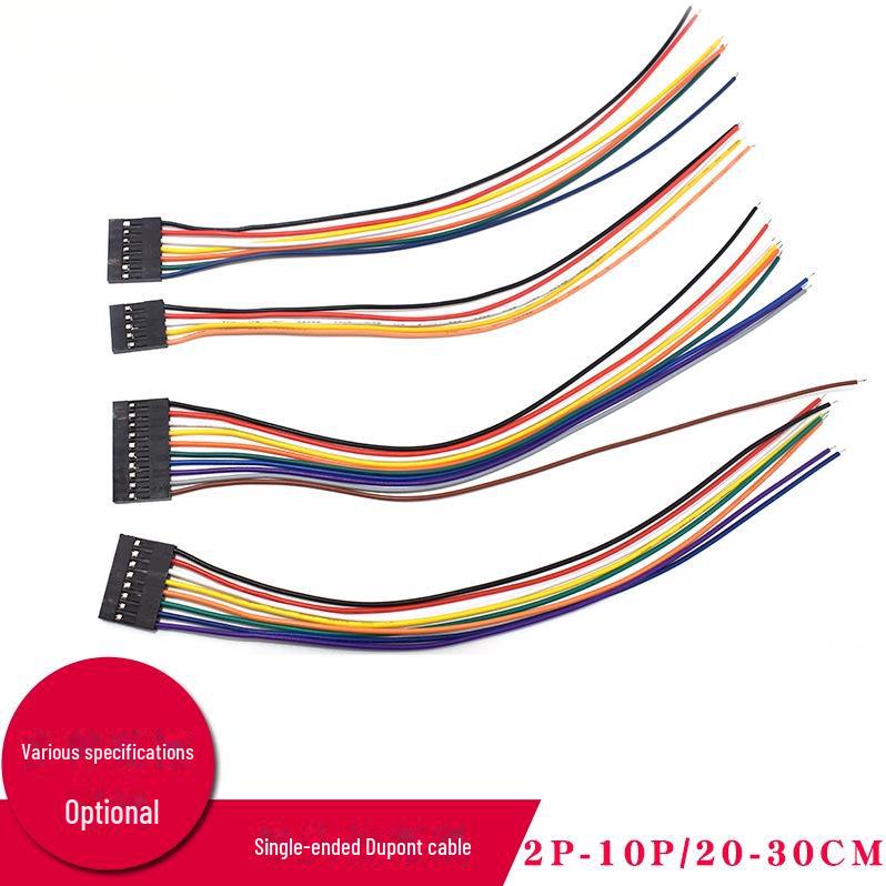 DuPont Single Head 200/300 мм 2,54 мм соединительная тестовая линия 2P-10P терминал
