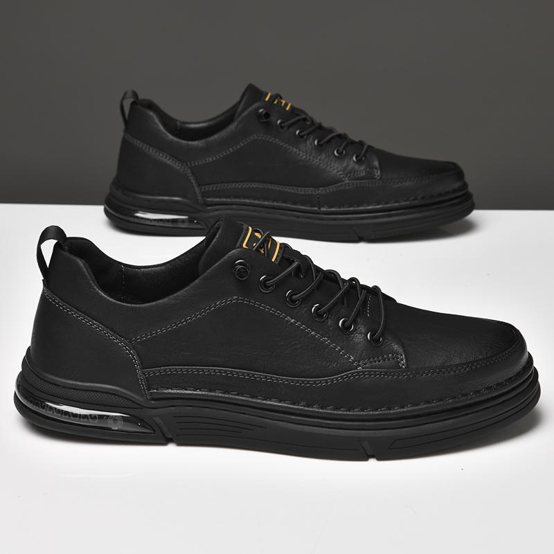 Genuine Leather Casual Men Shoes Fashion Design Sneakers Male Comfortable Oxford Shoes Hot Sale Driving Board Footwear Trainers