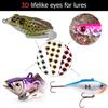 3mm 4mm 5mm 6mm Eyeball 100pcs/lot 3D Fish Eyes Fishing Lure Eyes Artificial Fish Eyes DIY Eyes
