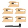 5pcs Record Player Needle Replacement Turntable Stylus with Cleaning Brush for Victrola for Crosley