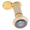 Solid Brass 16mm Door Peephole 200 Degree HD Lens Privacy Cover Heavy Duty Includes Drill Bit Universal 35-60mm Solid Wood Door