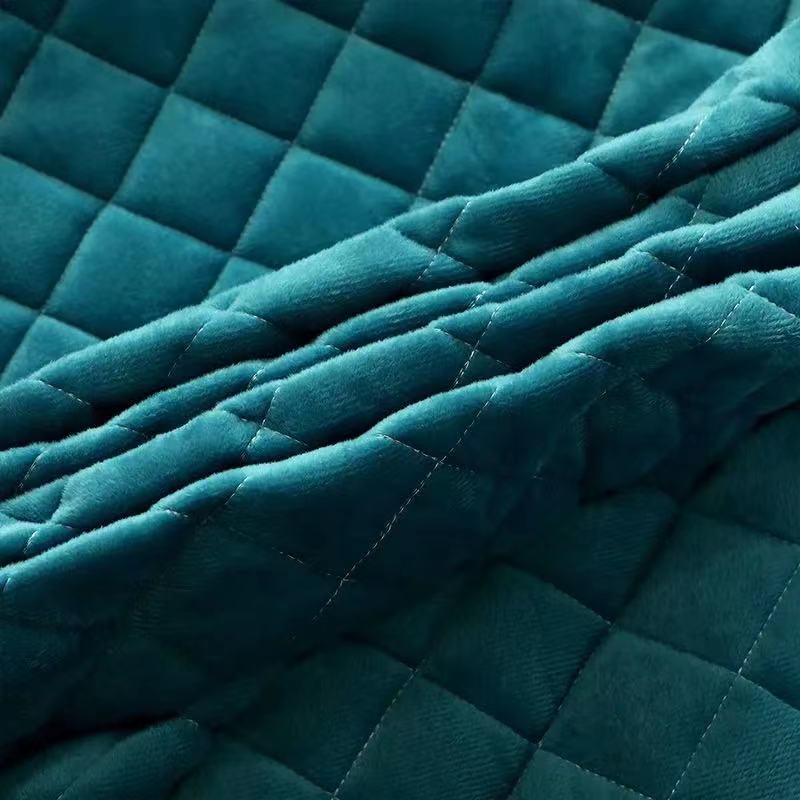 Короткий плюшевый стеганый чехол на изголовье «все включено», размер King Twin, кружевной чехол на голову кровати, пылезащитный чехол на спинку кровати 220x60 см