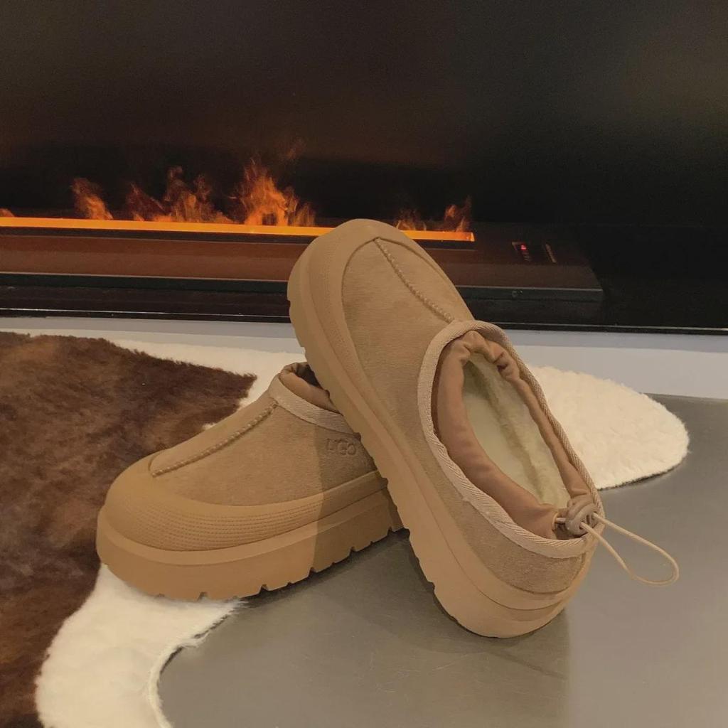 «Женские туфли на платформе из мягкой кожи и меха 2024 года — подчеркивающие рост, универсальные повседневные туфли на осень/зиму»