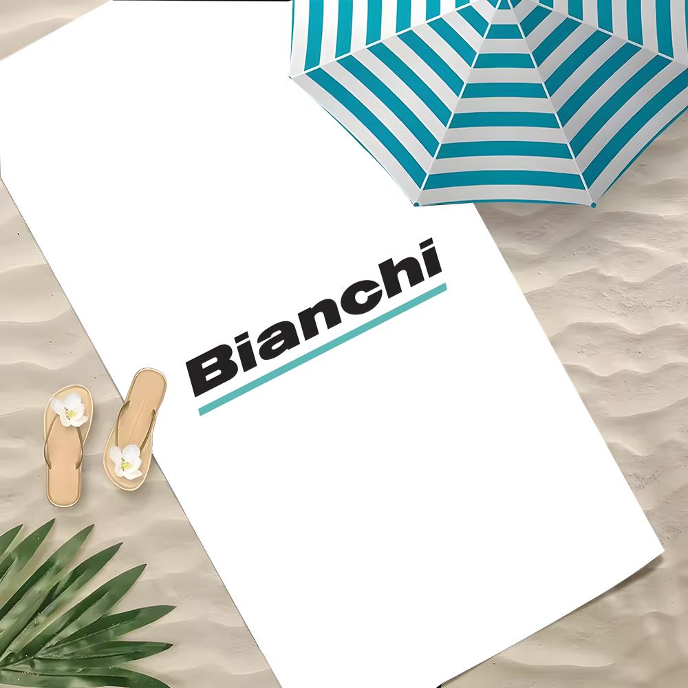 B-Bianchi Велосипед Микрофибровое Полотенце Полиэстер Пляжное Полотенце Быстросохнущее Без Песка Банное Полотенце Для Лета Бассейна Путешествий Отпуска