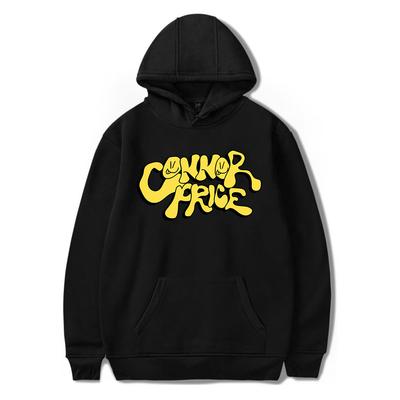 Новое поступление мужская женская толстовка с капюшоном Connor Price Hoodies Streetwear Harajuku Casual Letters Printed Hooded Pullover Sweatshirts