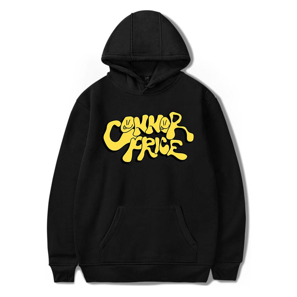 New Arrival Mens Womens Hoodie Connor Price Hoodies Streetwear Harajuku Casual Letters Printed Hooded Pullover Sweatshirts