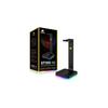 Подставка для наушников Corsair ST100 RGB с RGB-подсветкой, регулируемой высотой и прочной конструкцией