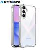 KEYSION Противоударный прозрачный чехол «Четыре угла» для Samsung A56 5G A36 A26 Мягкий ТПУ+ПК Прозрачная накладка для телефона для Galaxy A16 4G 5G