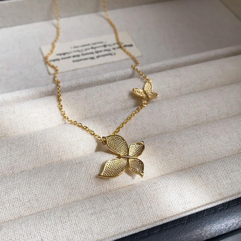 Винтажное французское овальное геометрическое ожерелье - Высококлассная ретро цепочка для ключиц