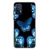 For OUKITEL C31 Case Butterfly Painted Soft Black Silicone Bumper Phone Cover for Oukitel C31 C 31 OukitelC31 Case Coque Fundas