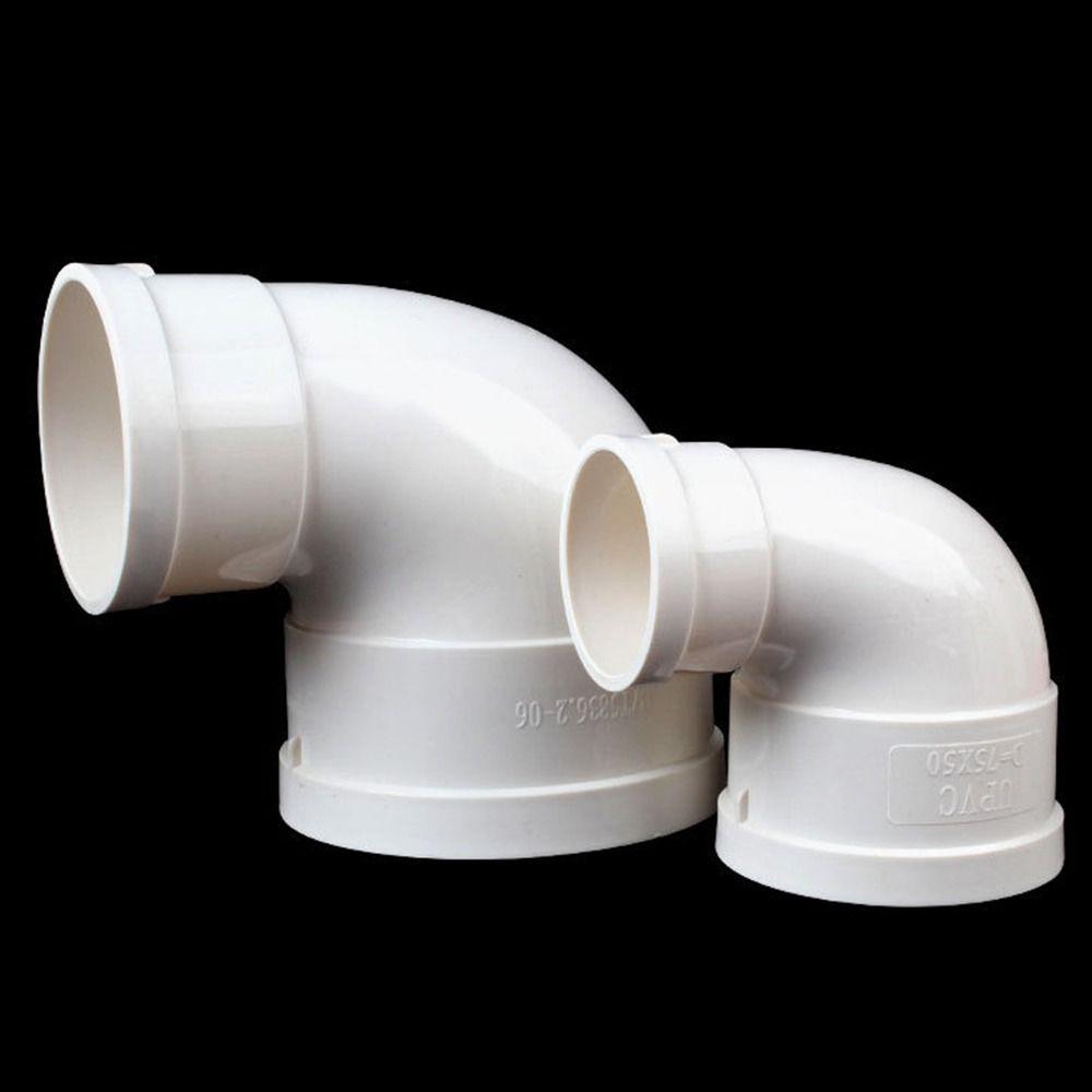 Новый белый ПВХ-трубопровод, переходной отвод, 2-ходовой, 90 градусов, фитинги, труба, мебель, садовая опорная конструкция