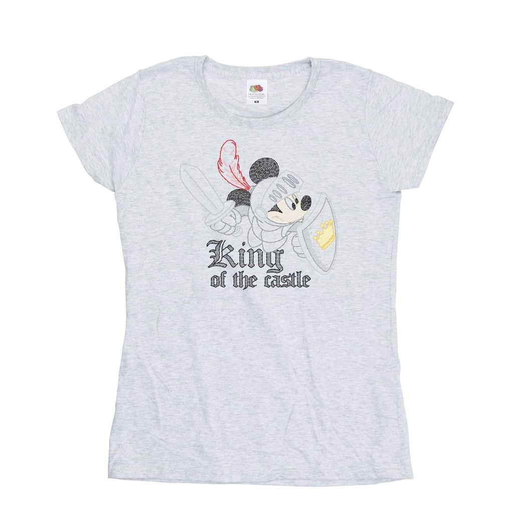 Disney Womens/Ladies Mickey Mouse King Of The Castle Cotton T-Shirt