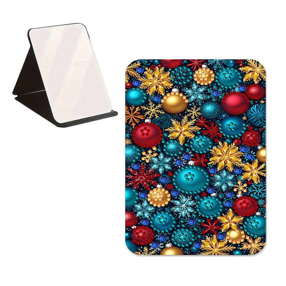 Алмазная мозаика своими руками, блестящее зеркало с кристаллами, стразы специальной формы, косметическое зеркало, настольное зеркало для путешествий на открытом воздухе, походов, пикника