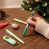 5Pcs/Set 4-color Ballpoint Pen Study Stationery Gifts Christmas Learning Gift Box  Writing Supplies