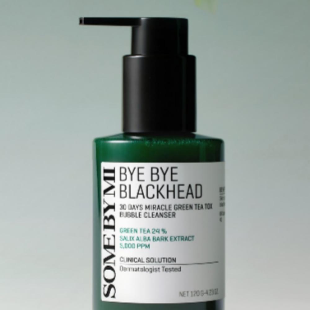 SOME BY MI Bye Bye Blackhead 30 Days Miracle Green Tea Tox Bubble Cleanser 120 г