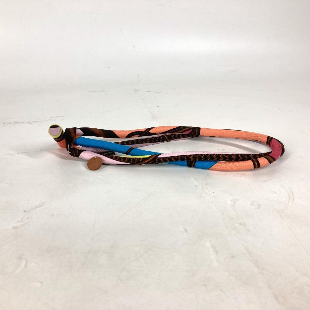 HERMES Choker Petit h petit ash Accessories Necklace silk Multicolore