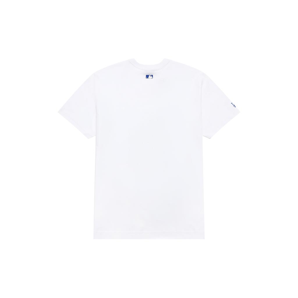 New MLB Drop Shoulder Sleeve T-Shirt Unisex Ecru 3ATSM0333-07WHS