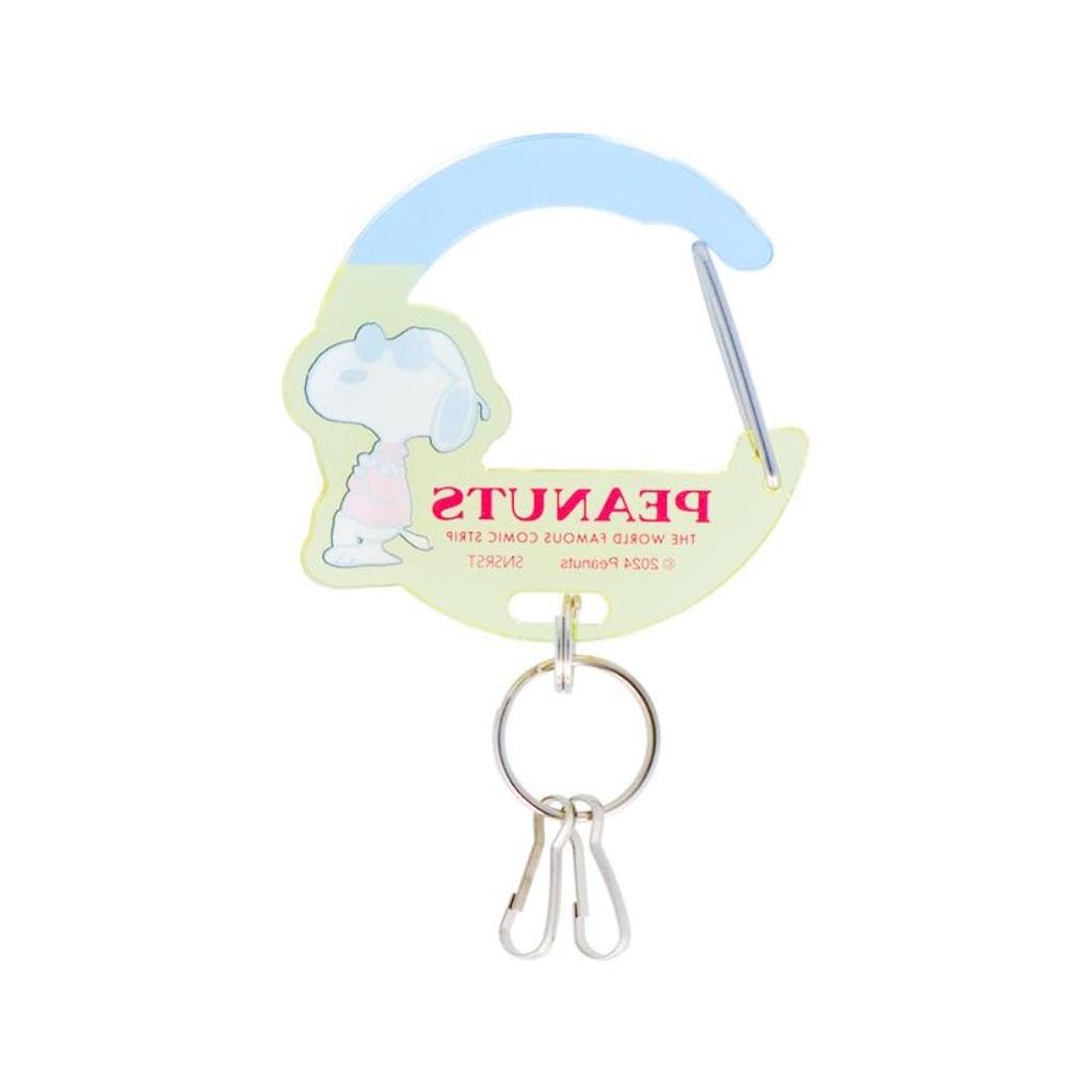 Snoopy Keychain Acrylic Bon Joe Cool S8347638 [Sunstar Stationery] Voyage!