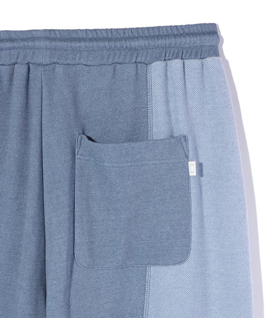 CRITIC Incision Pigment Jogger Sweatpants Blue