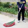 This Is a Very Large Broom, with a Bent Handle To Save Bending And Cleaning. It Is Suitable for Outdoor And Patio Cleaning. Plastic Broom.