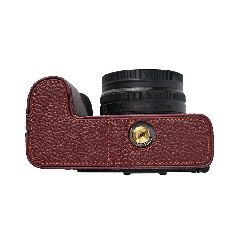 SIUTATDSH Camera for Nikon Z and Mark II Includes a Camera and Portable Design with Tripod Support and Battery Case, Silver-Tone Leather, Z50II, 50,